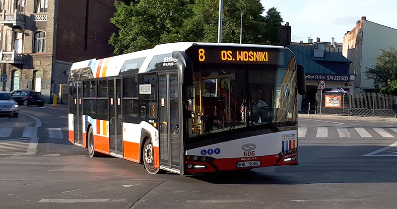 Korekta dla kursów autobusów na liniach 6 i 8