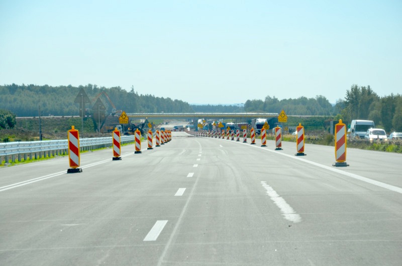 Odcinek jezdni na autostradzie A1 udostępniony dla kierowców